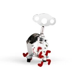 KIKKERLAND Ping Ling Wind Up -Kikkerland 1512 SILVER CRITTER