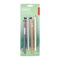 KIKKERLAND Woodland Pencil Set Of 4 -Kikkerland 4347 Woodland Pencils PKG