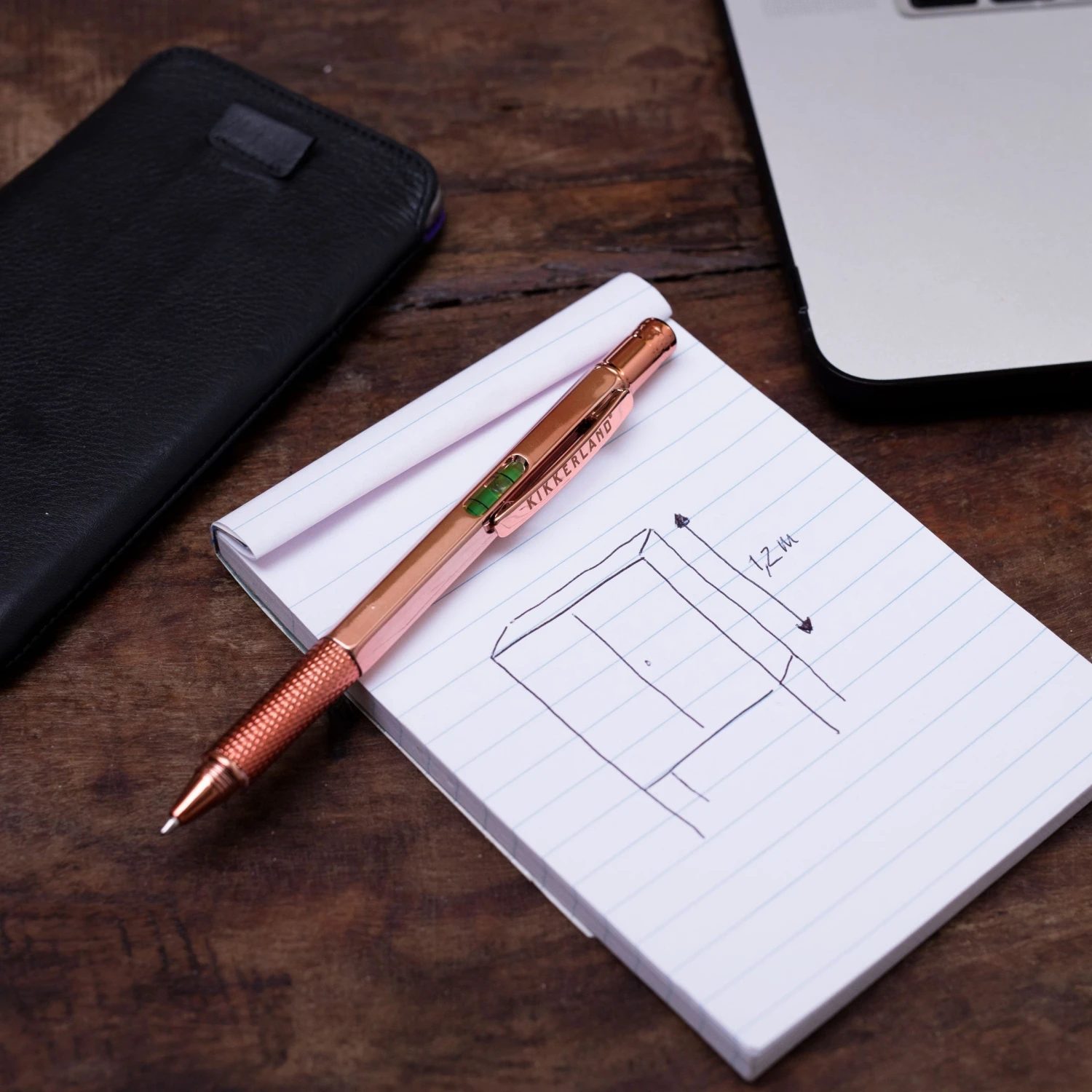 KIKKERLAND Multi Tool Pen 3 In 1 Copper 4 KIKKERLAND Multi Tool Pen 3 In 1 Copper - Image 2