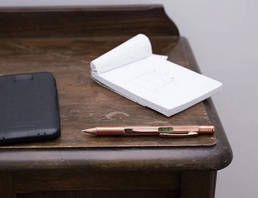 KIKKERLAND Multi Tool Pen 3 In 1 Copper 7 KIKKERLAND Multi Tool Pen 3 In 1 Copper - Image 5