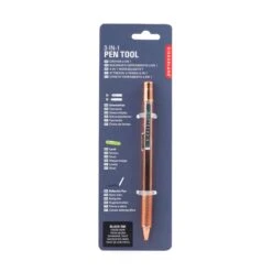 KIKKERLAND Multi Tool Pen 3 In 1 Copper 9 KIKKERLAND Multi Tool Pen 3 In 1 Copper -Kikkerland 4356 Copper 3 in 1 Pen tool pkg