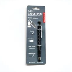 KIKKERLAND 7-in-1 Gadget Pen 10 KIKKERLAND 7-in-1 Gadget Pen -Kikkerland 4435 A BLACK PKG