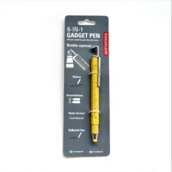 KIKKERLAND 7-in-1 Gadget Pen 11 KIKKERLAND 7-in-1 Gadget Pen -Kikkerland 4435 A YELLOW PKG