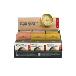 KIKKERLAND Gold And Copper Alarm Clock -Kikkerland AC10 A EU 3