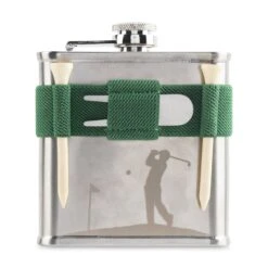 KIKKERLAND Golf Flask 9 KIKKERLAND Golf Flask -Kikkerland BA100 wb 1
