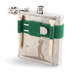 KIKKERLAND Golf Flask 10 KIKKERLAND Golf Flask -Kikkerland BA100 wb 2