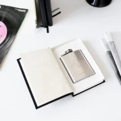 KIKKERLAND Chemistry Book Flask -Kikkerland BA24 CHEMISTRY BOOK FLASK KL 2016 1455 ACTION