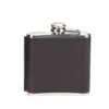 KIKKERLAND Leather Hip Flask 6OZ -Kikkerland BA61 S SmallLeatherHipFlask
