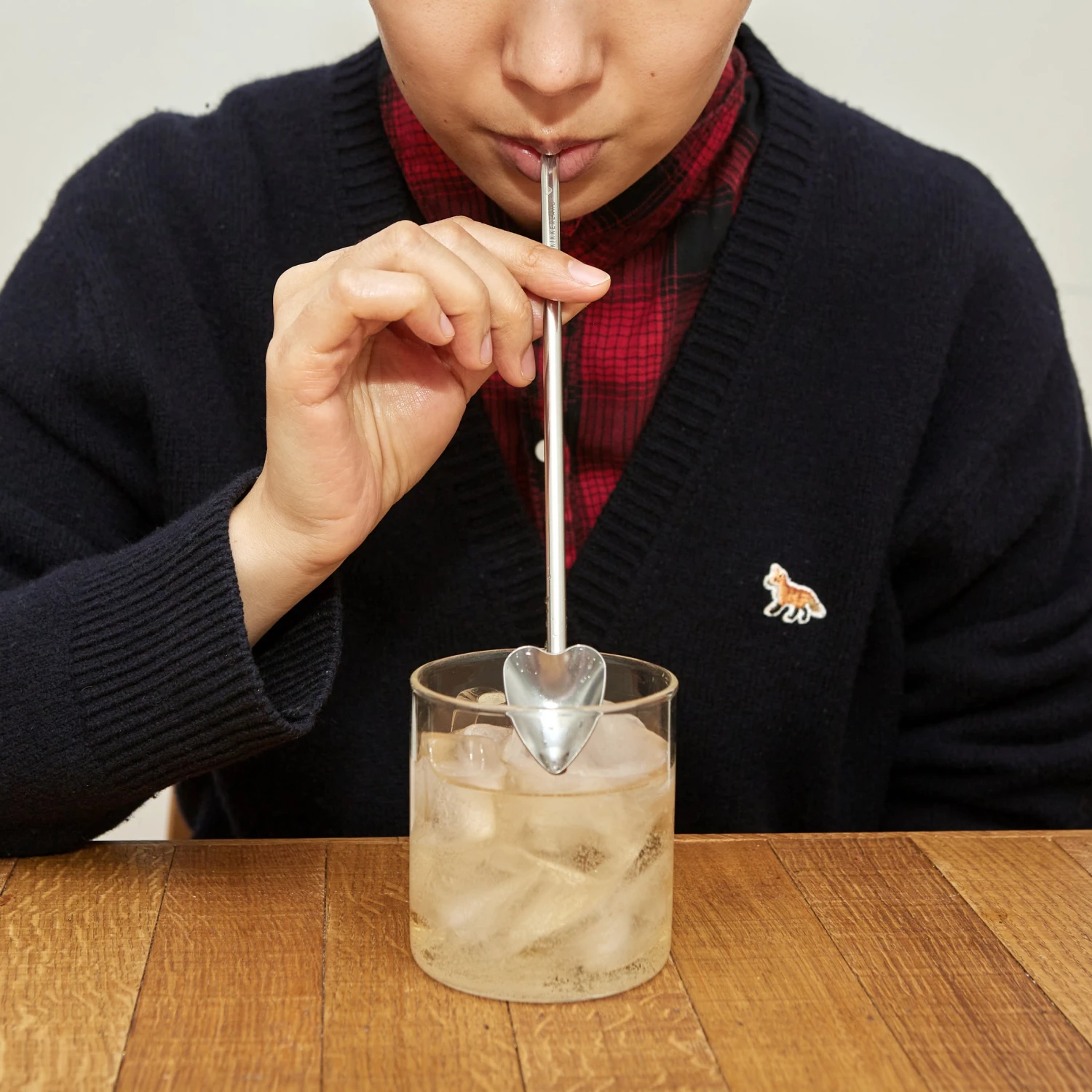 KIKKERLAND Heart Spoon Straw 4 KIKKERLAND Heart Spoon Straw - Image 2