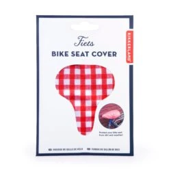 KIKKERLAND Gingham Bike Seat Cover 7 KIKKERLAND Gingham Bike Seat Cover -Kikkerland BB64 PKG