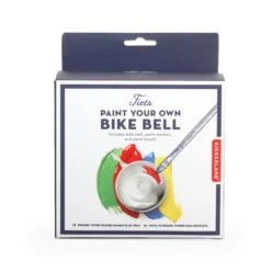 KIKKERLAND Paint Your Own Bike Bell -Kikkerland BB67 pkg
