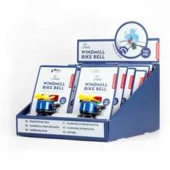 KIKKERLAND Windmill Bike Bell 14 KIKKERLAND Windmill Bike Bell -Kikkerland BB70 A PKG1