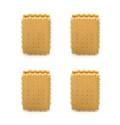 KIKKERLAND Bag Clip Waffle Set Of 4