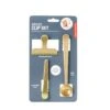 KIKKERLAND Brass Clip Set -Kikkerland BC34 Brass Clip Set PKG