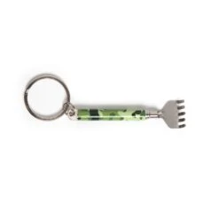KIKKERLAND Mini Backscratcher Assorted Prints -Kikkerland BS005 KEYRING PATTERN MINI BACK SCRATCHER CAMO SHORT