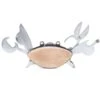 KIKKERLAND Multi Tool In A Crab Design - Mini Scissor - Bottle Opener - Rope -Kikkerland CD114 Crab Multi Tool Open WB 6