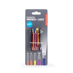 KIKKERLAND Rainbow Multi Tool + Light -Kikkerland CD153 pkg