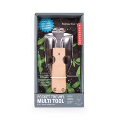 KIKKERLAND Pocket Trowel Multi Tool - Beechwood And Stainless Steel - Garden Tool 9 KIKKERLAND Pocket Trowel Multi Tool - Beechwood And Stainless Steel - Garden Tool -Kikkerland CD518 PKG
