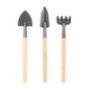 KIKKERLAND Mini Garden Tool Set - For Indoor And Small Plant Gardening -Kikkerland CD523 MiniGardenToolSet