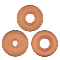 KIKKERLAND Terracotta Vase Collars -Kikkerland CD548 WB