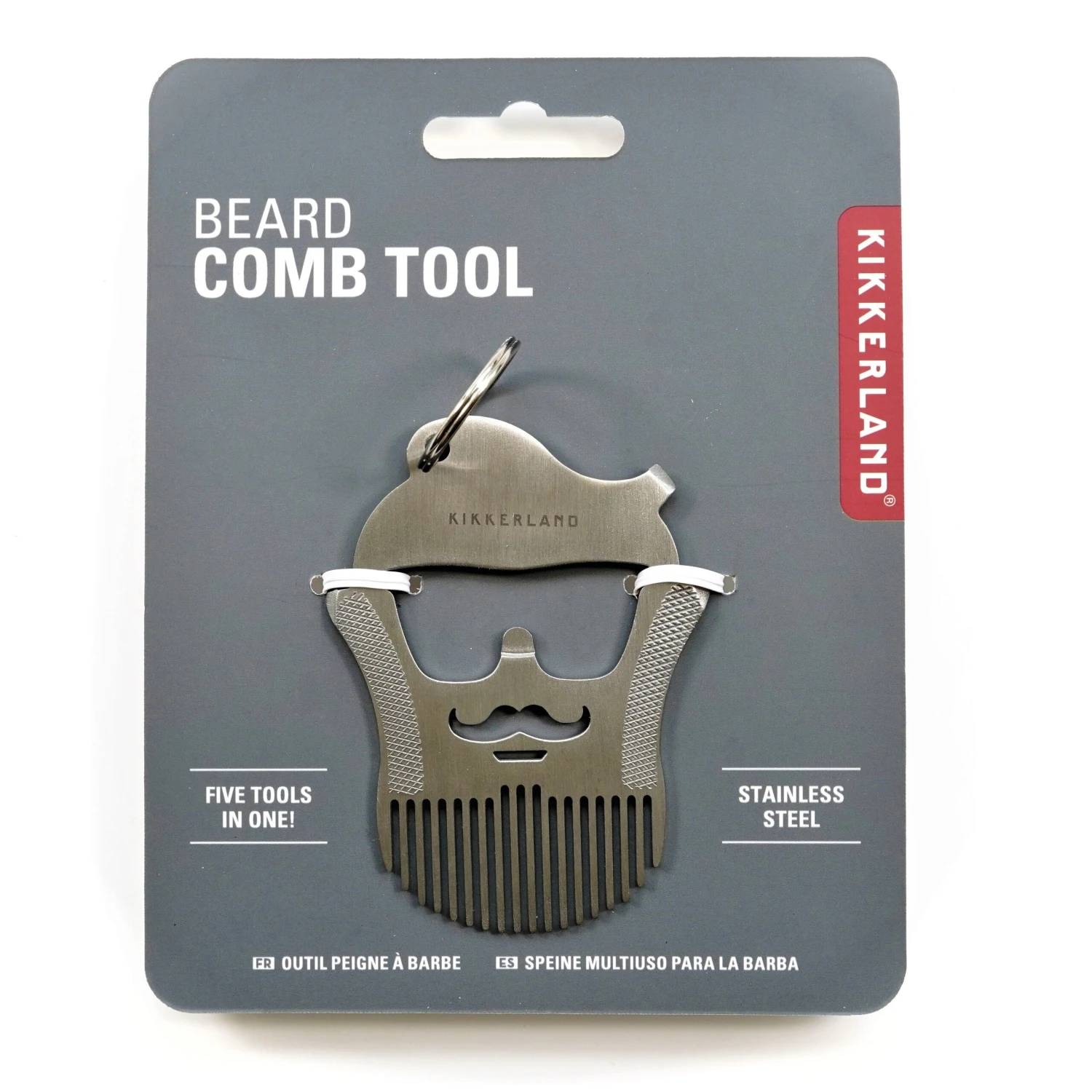 KIKKERLAND Beard Comb Tool 4 KIKKERLAND Beard Comb Tool - Image 2