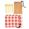 KIKKERLAND Gingham Picnic Blanket -Kikkerland CD676 WB1