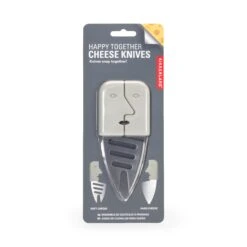 KIKKERLAND Happy Together Cheese Knives -Kikkerland CHS10 pkg