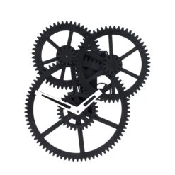 KIKKERLAND Triple Gear Wall Clock