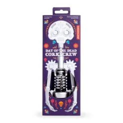 KIKKERLAND Skull Corkscrew 11 KIKKERLAND Skull Corkscrew -Kikkerland CS14 Day of the Dead Corkscrew PKG NEW