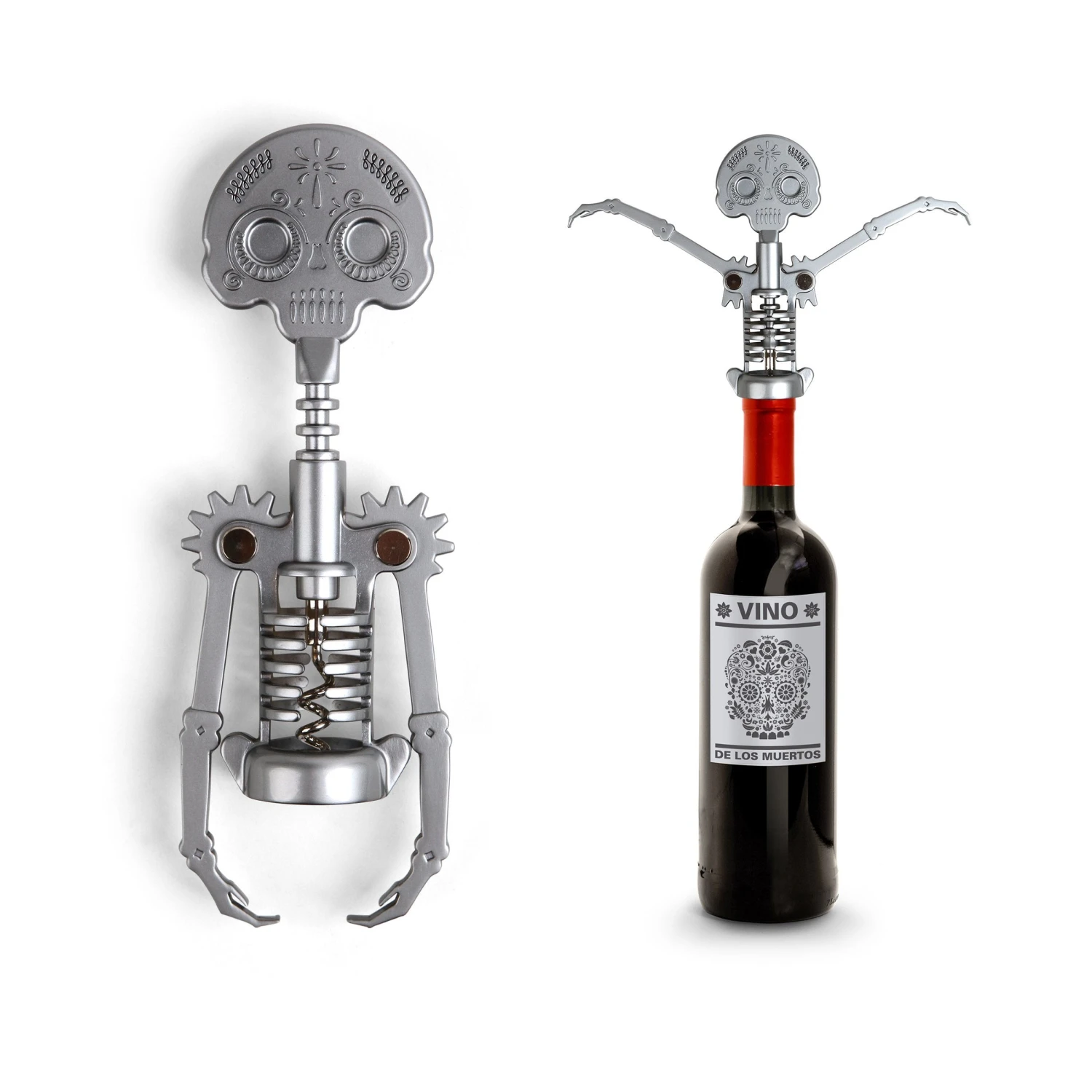 KIKKERLAND Skull Corkscrew 4 KIKKERLAND Skull Corkscrew - Image 2