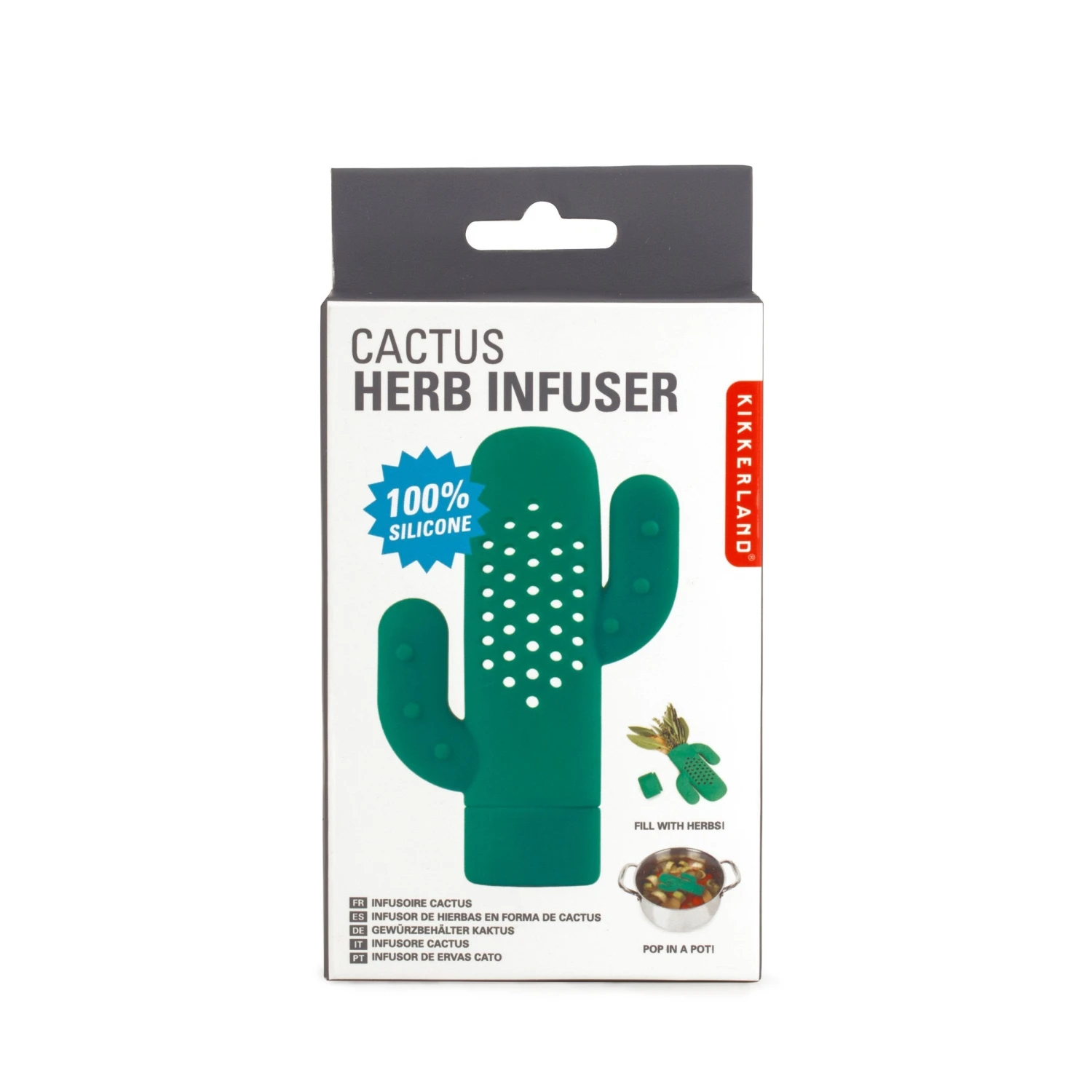 KIKKERLAND Cactus Herb Infuser 4 KIKKERLAND Cactus Herb Infuser - Image 2