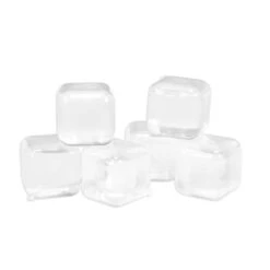 KIKKERLAND Clear Reusable Ice Cubes S/30 -Kikkerland CU267 Clear Cubes Stack 9327