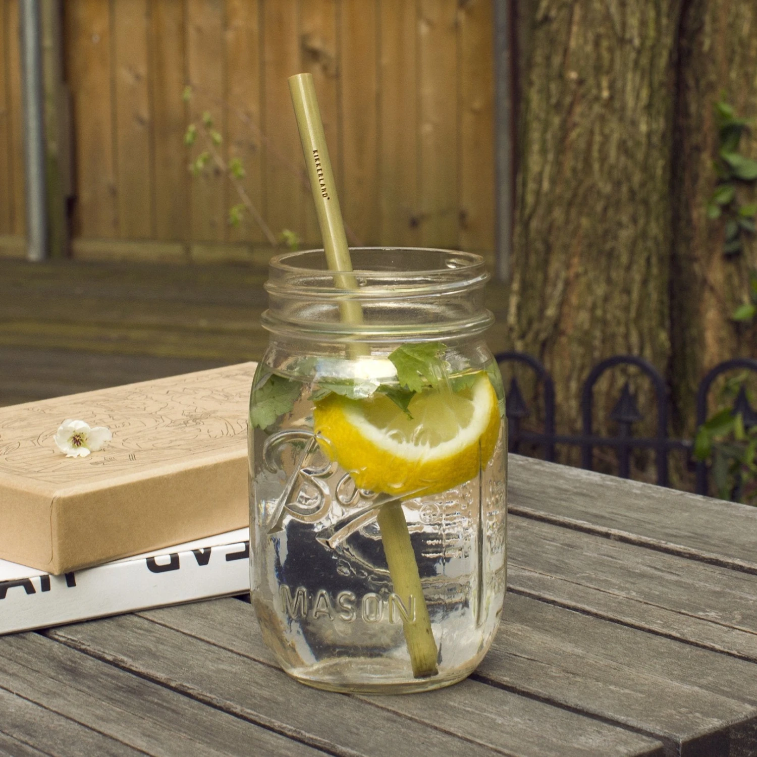 KIKKERLAND Natural Bamboo Straws 3 KIKKERLAND Natural Bamboo Straws