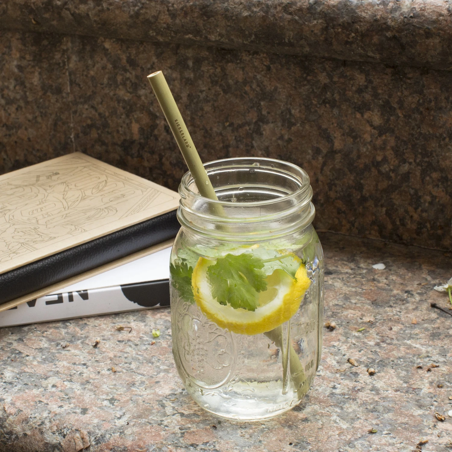 KIKKERLAND Natural Bamboo Straws 5 KIKKERLAND Natural Bamboo Straws - Image 3