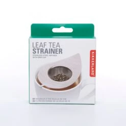 KIKKERLAND Leaf Tea Strainer -Kikkerland CU292 pkg 1