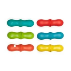 KIKKERLAND RAINBOW CORN HOLDERS S/6
