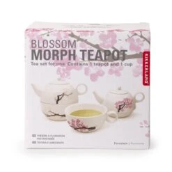 KIKKERLAND Blossom Morph Teapot -Kikkerland CU311 pkg2