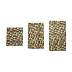 KIKKERLAND Reusable Beewax Wraps Multicolor