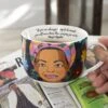 KIKKERLAND Maya Angelou Mug -Kikkerland CU325 Mug action 1