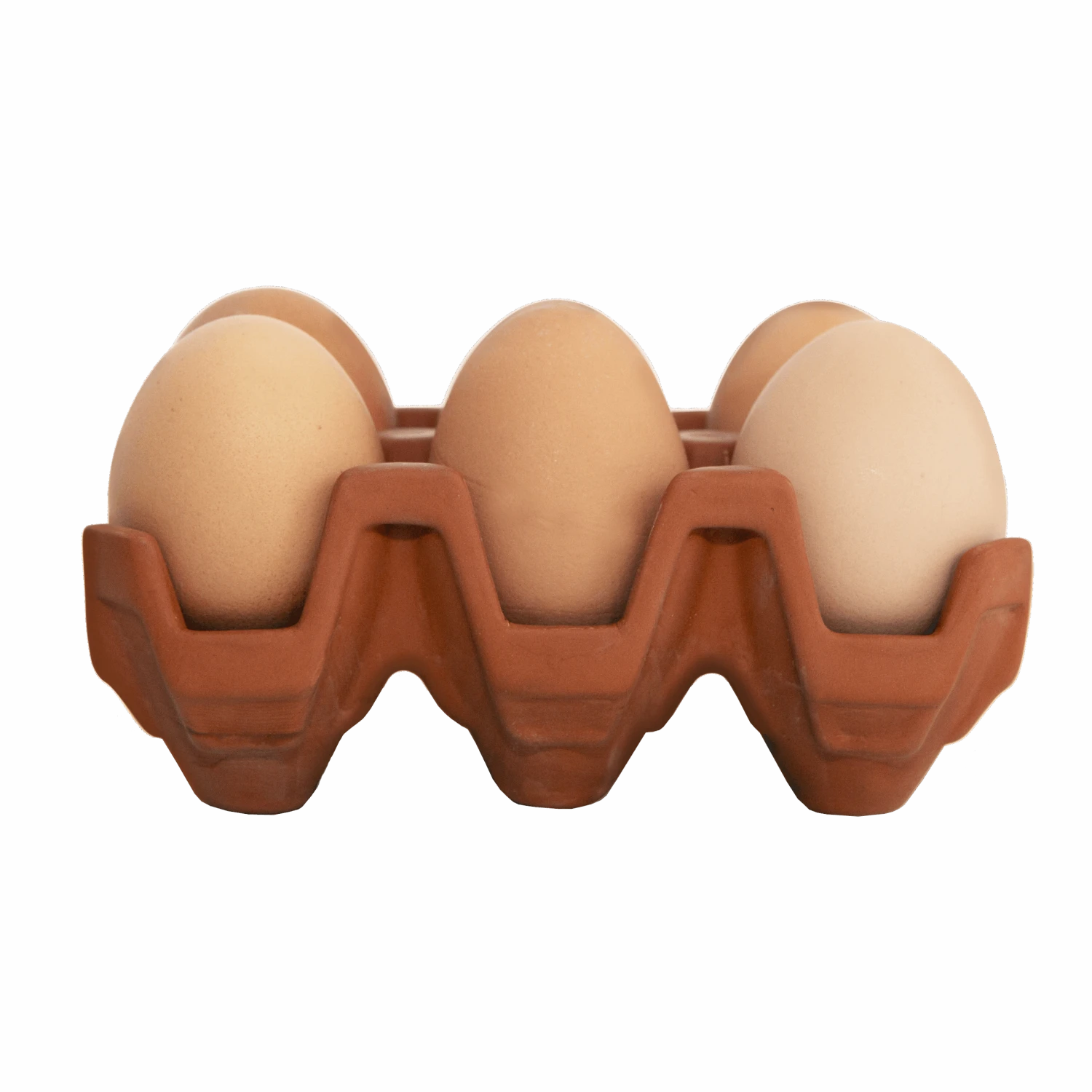 KIKKERLAND Terracotta Egg Holder 3 KIKKERLAND Terracotta Egg Holder