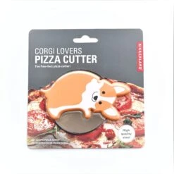 KIKKERLAND Corgi Lovers Pizza Cutter 7 KIKKERLAND Corgi Lovers Pizza Cutter -Kikkerland CU338 2