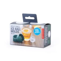 KIKKERLAND Golf Ball Ice Ball Molds -Kikkerland CU341 pkg2
