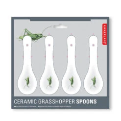 KIKKERLAND Ceramic Grasshopper Spoons -Kikkerland CU350 2