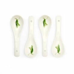 KIKKERLAND Ceramic Grasshopper Spoons