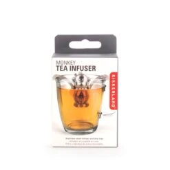KIKKERLAND Monkey Tea Infuser -Kikkerland CU39 monkey pkg front