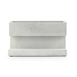 KIKKERLAND Concrete Large Planter And Pen Holder -Kikkerland Concrete Desk Planter 520x400 0029503b 2a45 45a8 9472 7306ca0d8152