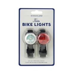 KIKKERLAND Fiets Bike Lights 9 KIKKERLAND Fiets Bike Lights -Kikkerland FL46 PKG