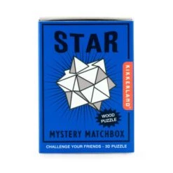 KIKKERLAND Fidget Matchbox Wood Puzzles -Kikkerland GG103 A Star PKG