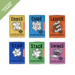 KIKKERLAND Fidget Matchbox Wood Puzzles