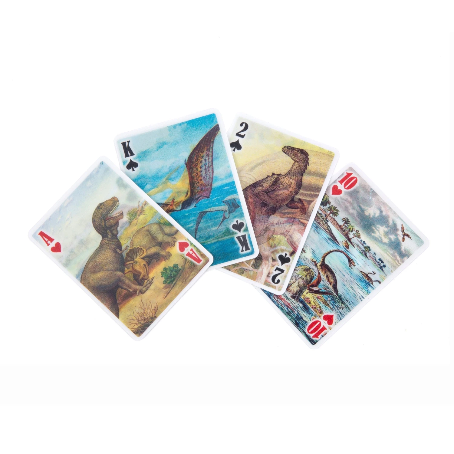 KIKKERLAND 3D Playing Cards - Dinosaurs 3 KIKKERLAND 3D Playing Cards - Dinosaurs